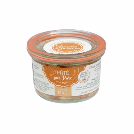 PÂTÉ PUR PORC BOCAL WECK DE 150 G