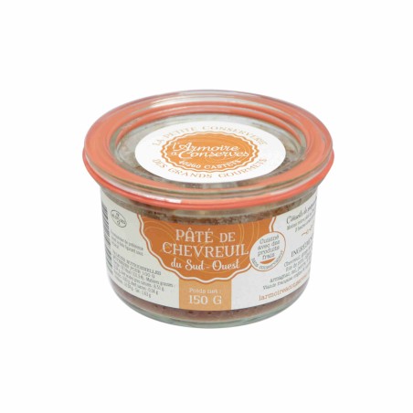 PÂTÉ DE CHEVREUIL 150G