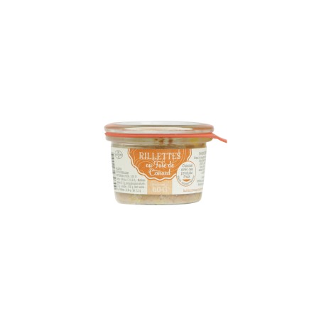 RILLETTES AU FOIE GRAS DE CANARD BOCAL WECK 60G