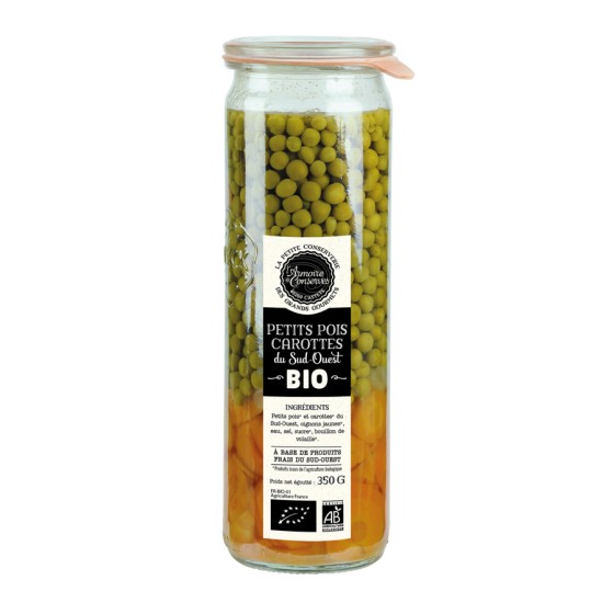 Petits pois Carottes Bio 350g